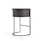 Manhattan Comfort Cosmopolitan Barstool in Pebble and Black, PK2 2-BS015-PE - alternate 5